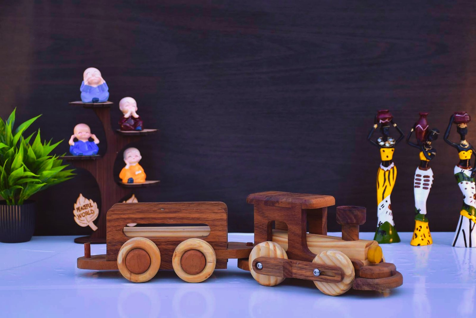 Wooden Steam Engine Train - Image 2