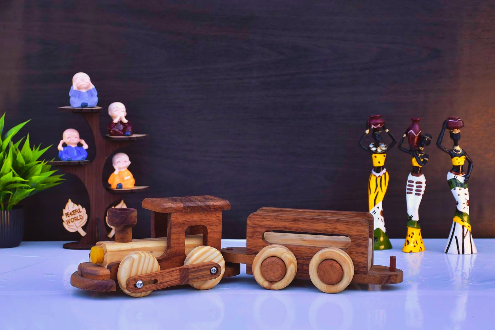 Wooden Steam Engine Train - Image 5