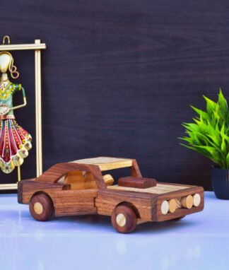 Wooden Vintage Muscle Car