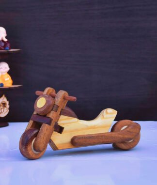 Handcrafted Wooden Motorcycle