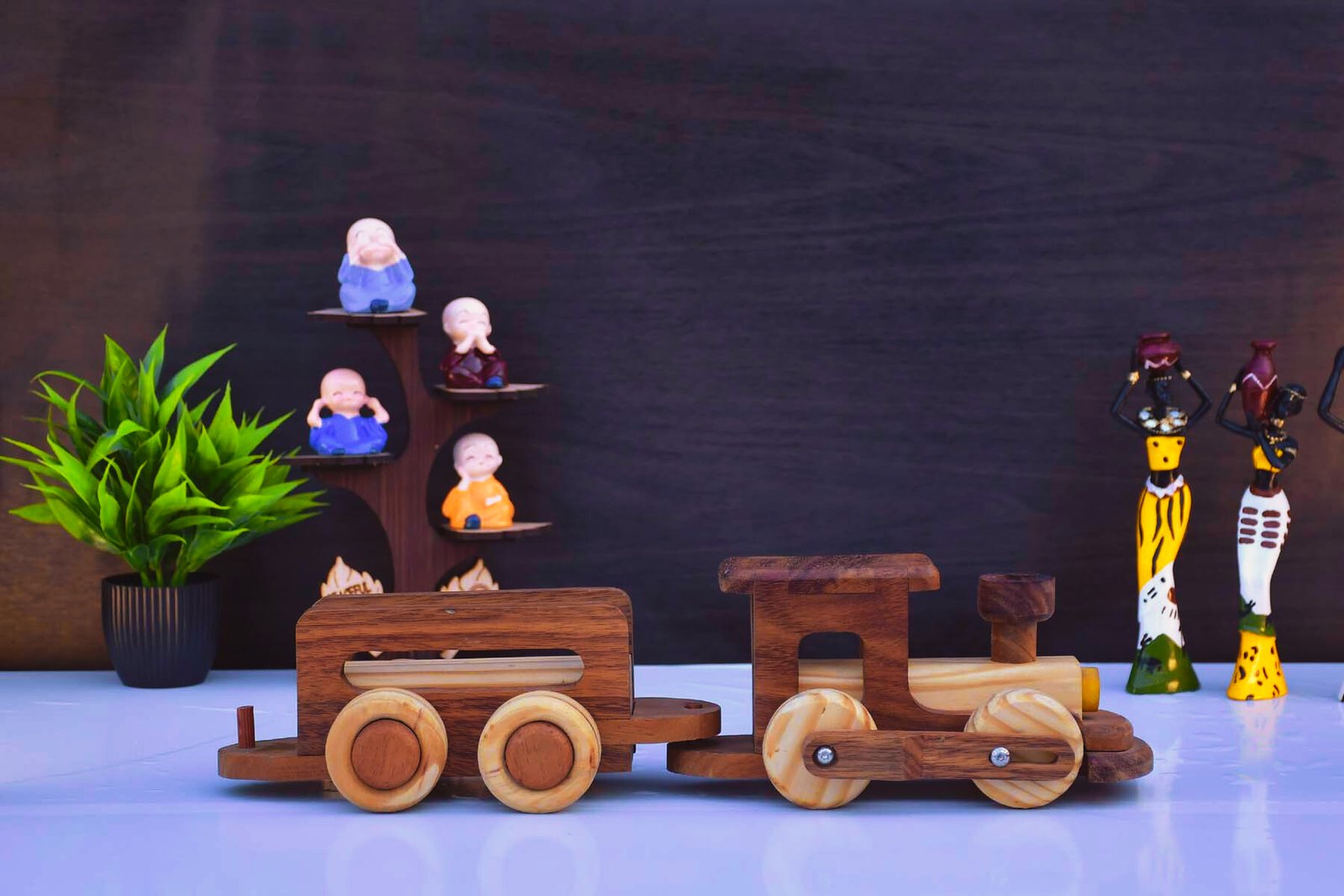 Wooden Steam Engine Train - Image 3